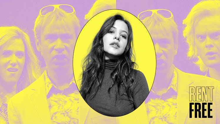 'Ginny & Georgia' star Sara Waisglass with a background of "The Californians" from 'SNL'