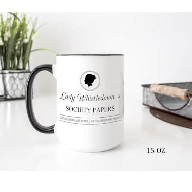 Lady Whistledown Mugs, Bridgerton Series