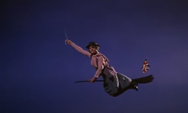 Angela Lansbury stars in the 1971 musical, Bedknobs and Broomsticks.