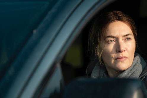 Kate Winslet in 'Mare of Easttown' via HBO press site.