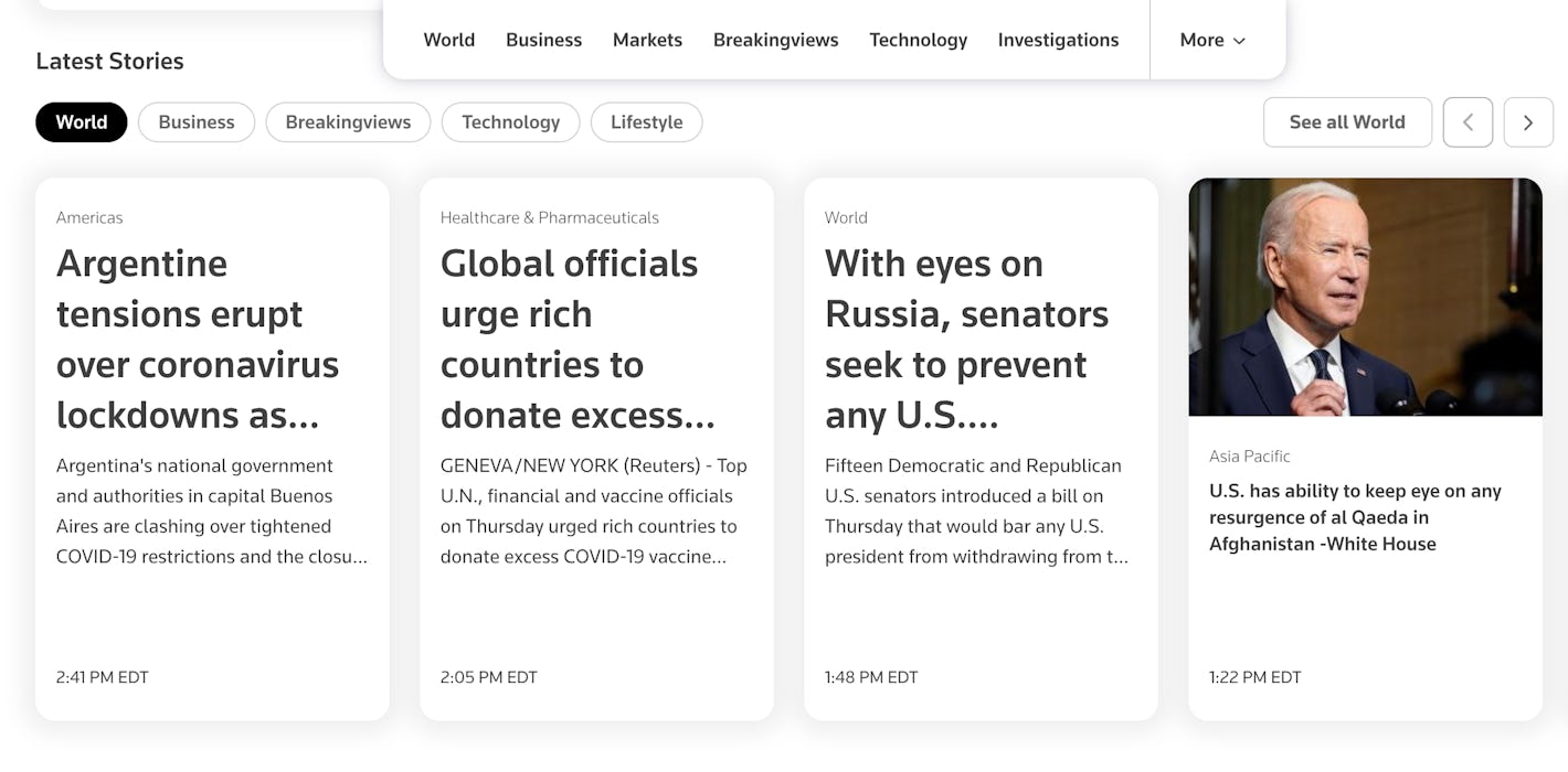 'Reuters' is no longer free to read 'Reuters' is no longer free to read