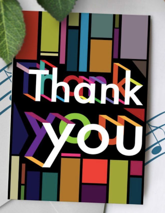 Recordable Thank You Greeting Card is a great teacher appreciation card
