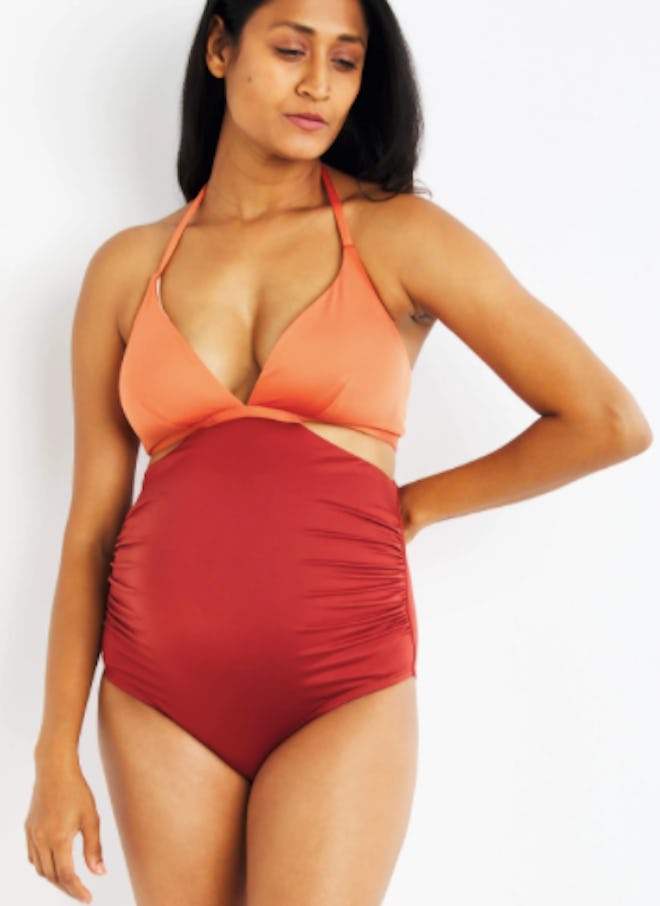 Cut-Out Maternity Swimsuit 