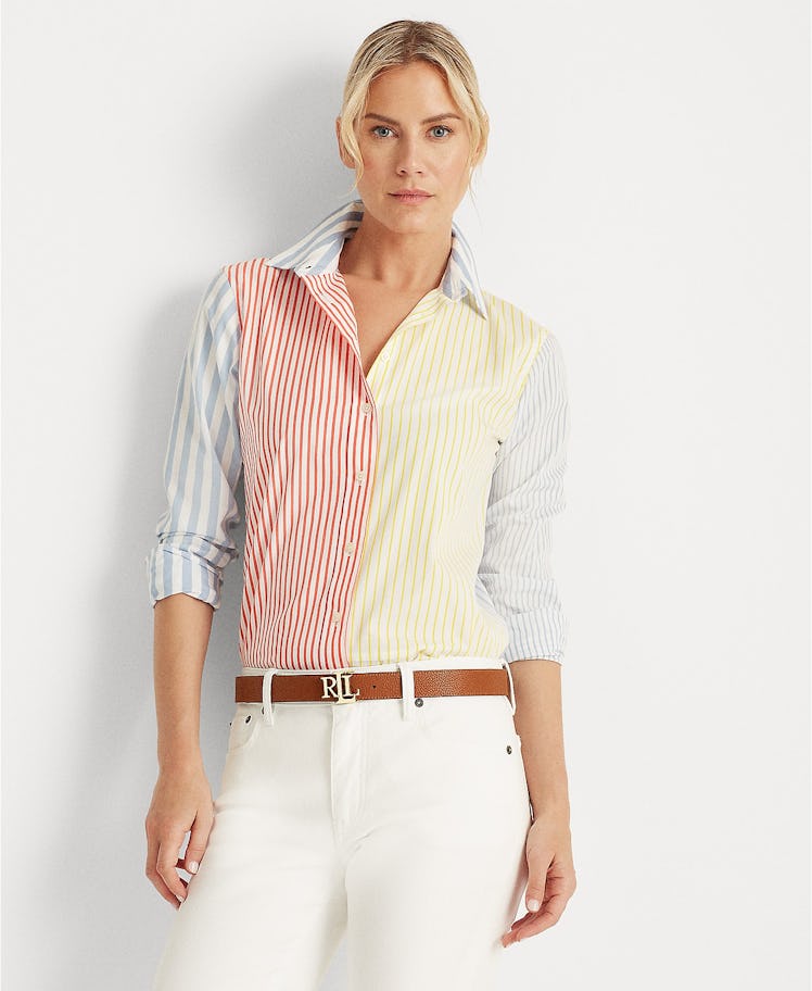 Multi-Stripe Cotton Shirt