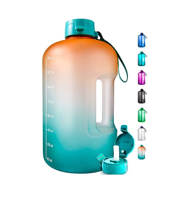 AQUAFIT 1 Gallon Water Bottle with Time Marker