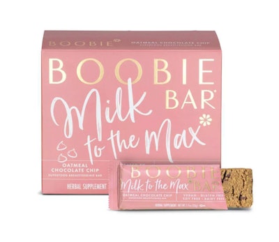 Boobie Bar Superfood Breastfeeding Bar Oatmeal Chocolate Chip - 6 ct