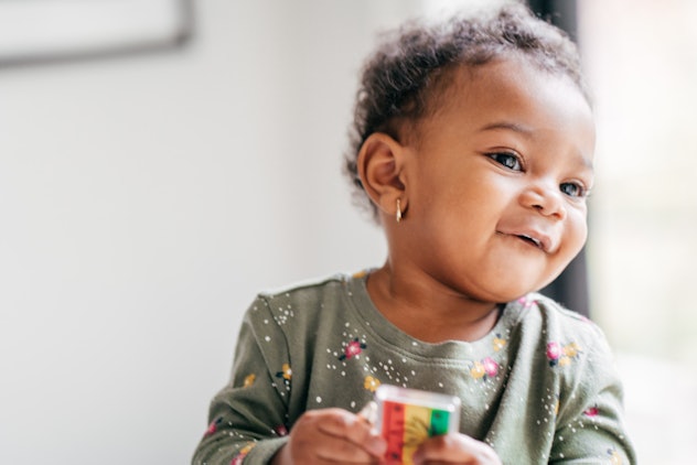 smiling baby girl