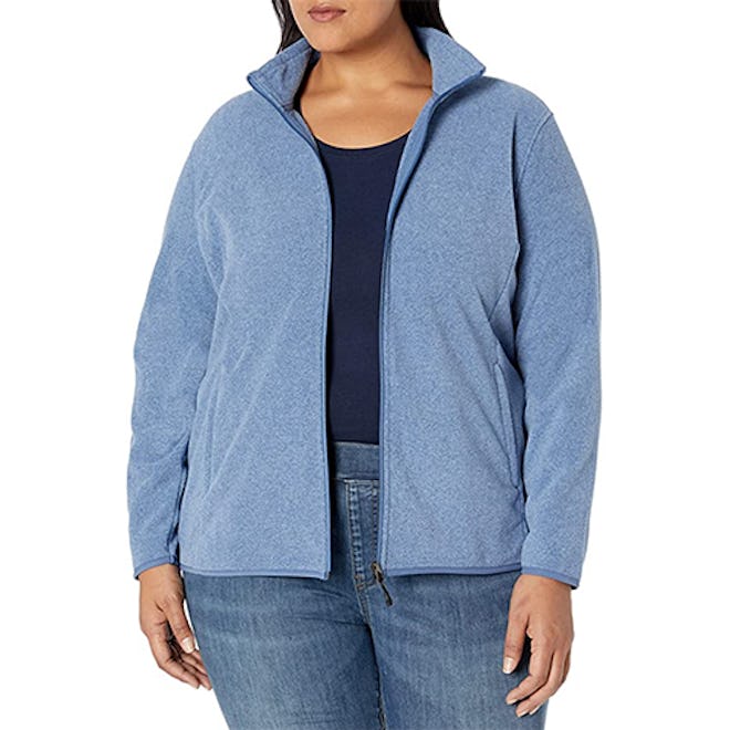 Amazon Essentials Plus Size Full-Zip Polar Fleece Jacket