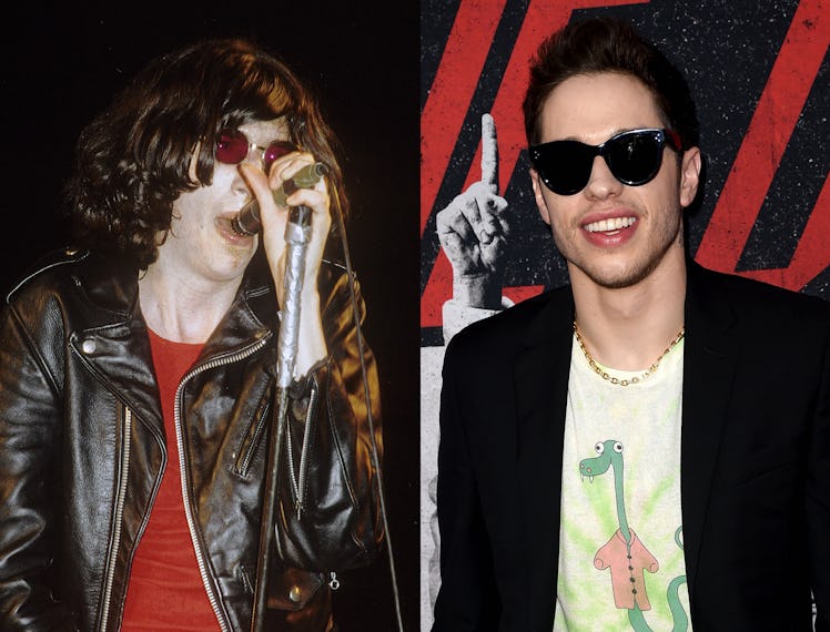 Joey Ramone and Pete Davidson