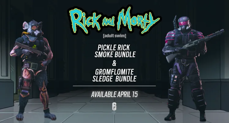 Rick Doc Skin R6 Rick and Morty 'Rainbow Six Siege' skins: Pickle Rick and Gromflomite ...