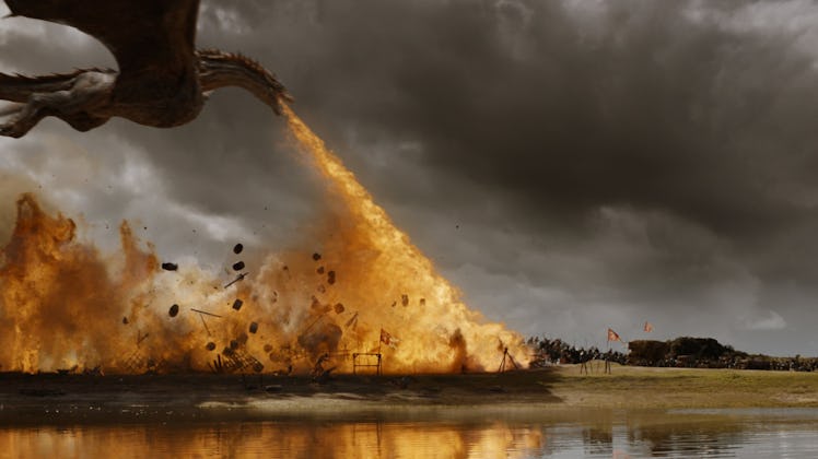 Drogon attack in Game of Thrones Season 7