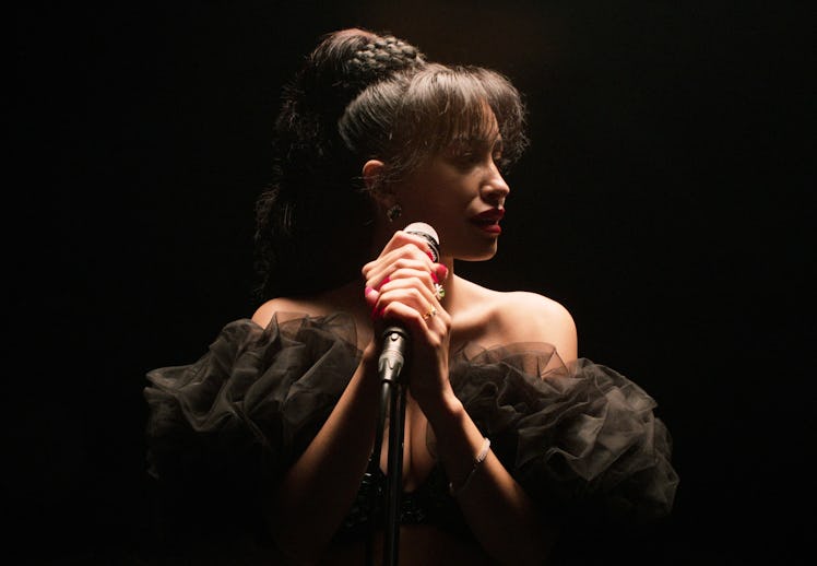 CHRISTIAN SERRATOS as SELENA QUINTANILLA in 'Selena: The Series' Part 2 on Netflix