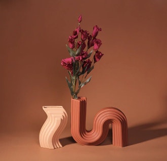 Ceramic S-Shaped Vase