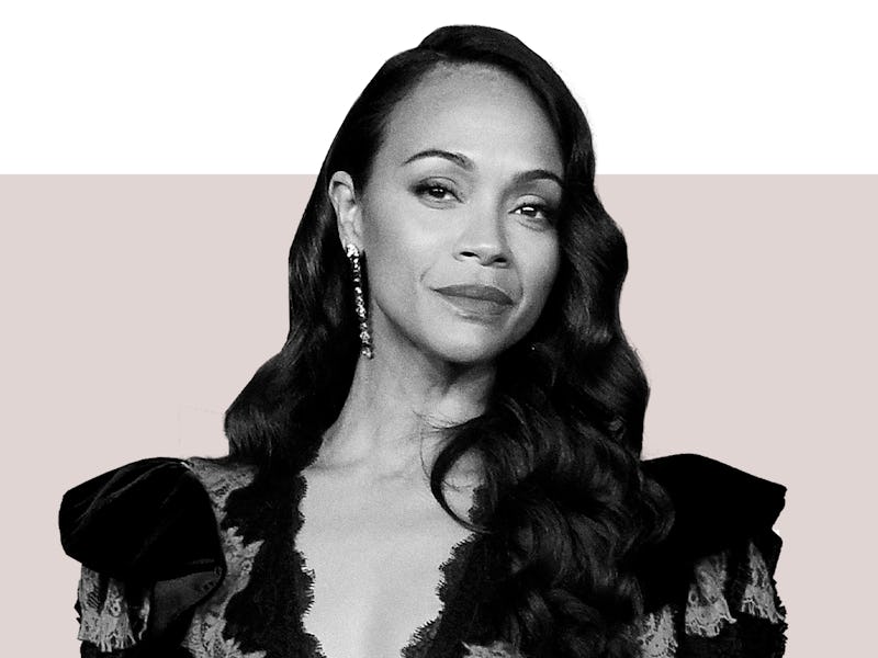 Zoe Saldana posing for a photo