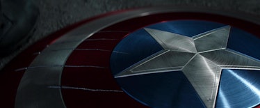 Scratched shield in Captain America: Civil War