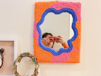 Plush Wall Mirror