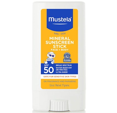 Mustela SPF 50 Mineral Sunscreen Stick 