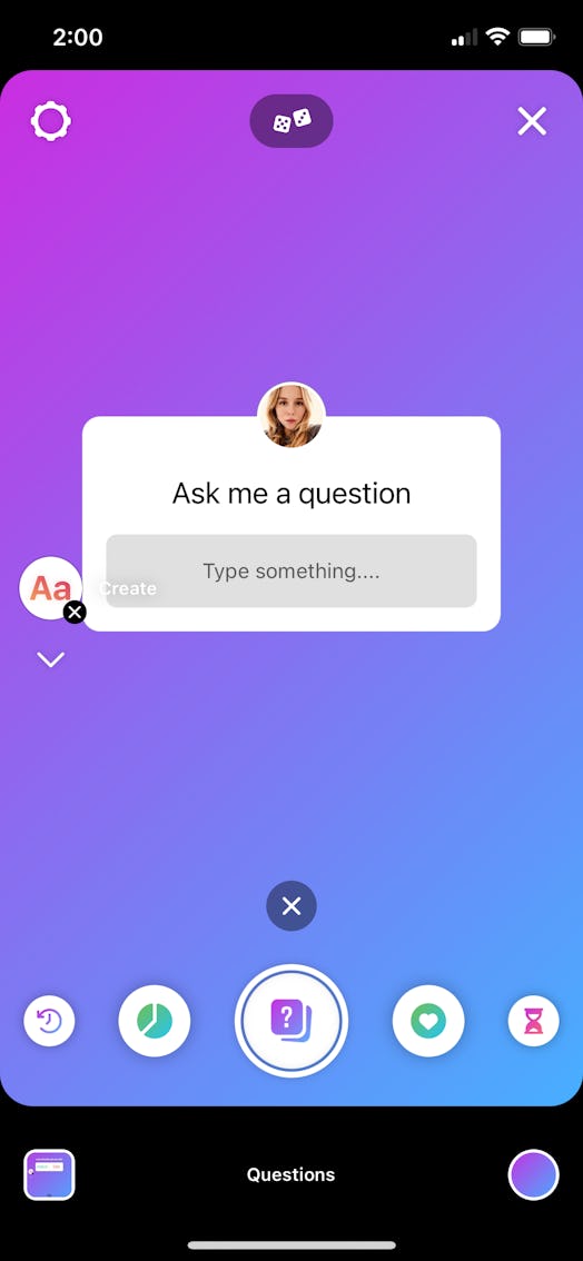 Ask your followers a question with Instagram stickers for better engagement. 