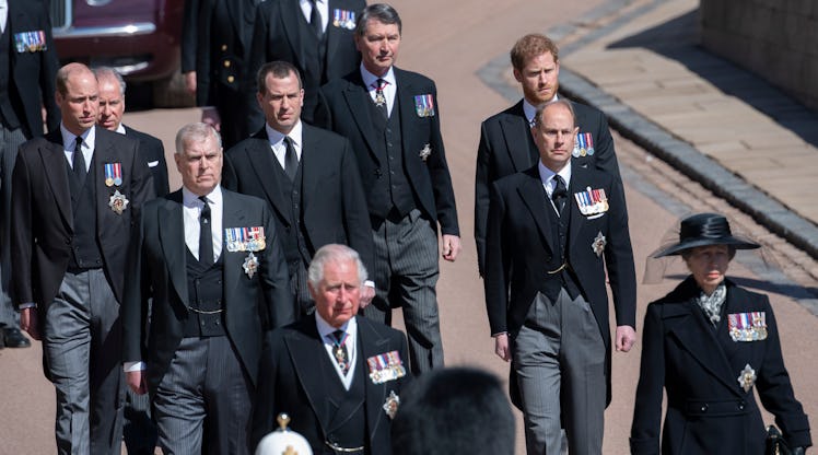 Royal Family gathers for Prince Philip's funeral.