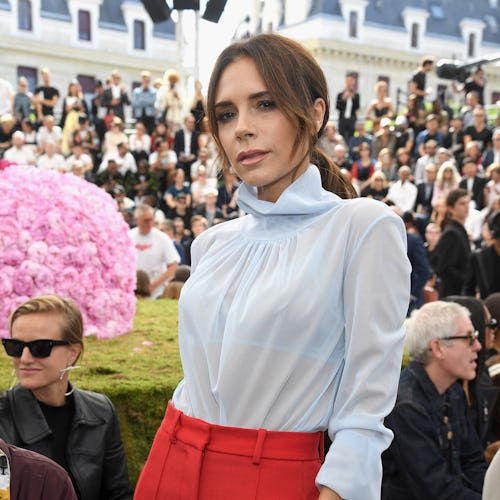PARIS, FRANCE - JUNE 23: Victoria Beckham attends the Dior Homme Menswear Spring/Summer 2019 show as...