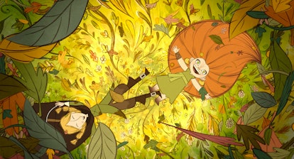 Robyn Goodfellowe (voiced by Honor Kneafsey) and Mebh Óg Mactíre (voiced by Eva Whittaker) in “Wolfw...