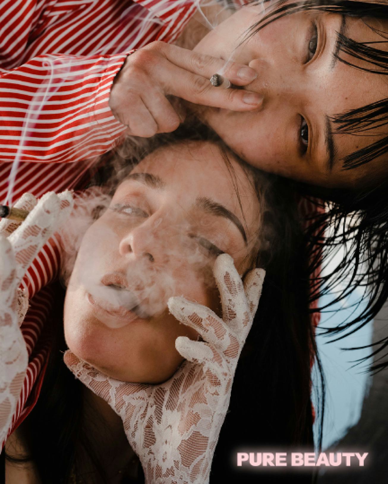 Pure Beauty campaign imagery.