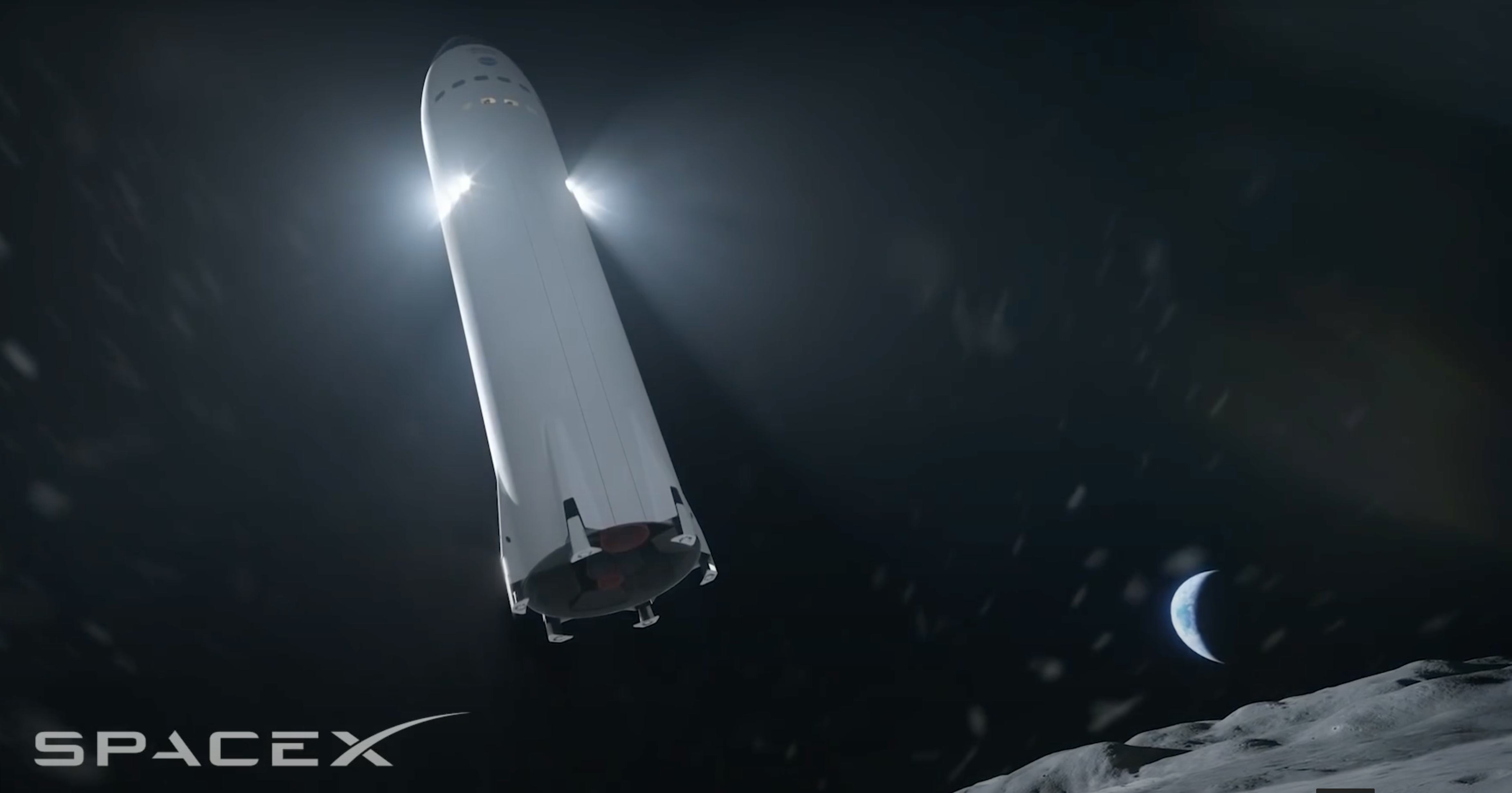 SpaceX Starship Stunning new concept art reveals NASA's lunar lander