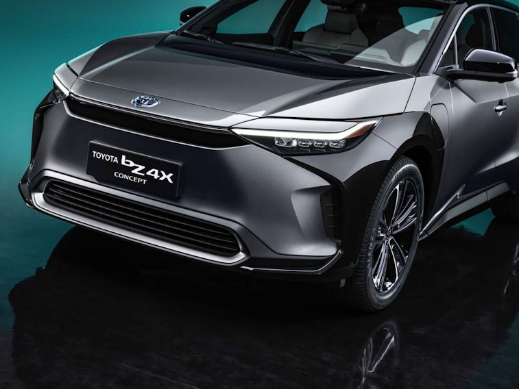 Toyota has unveiled the bZ4X, an all-electric SUV set to enter production in mid-2022. 