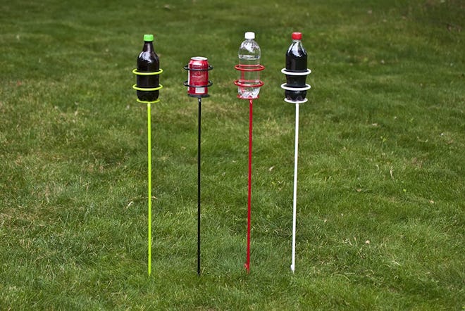 Decko Outdoor Drink Holder Stakes (4- Pack)