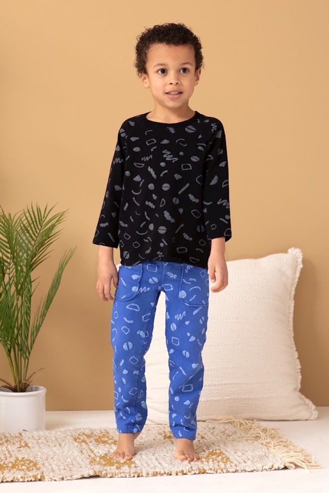 Kids' Squiggles Traveler Sweatpants - Azure