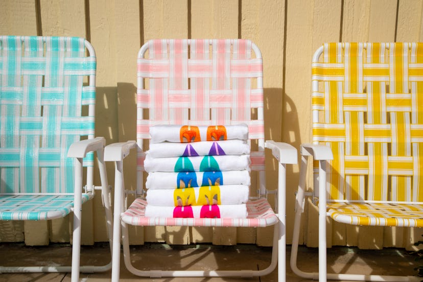 beach chairs towels  SJP Collection and The Novogratz