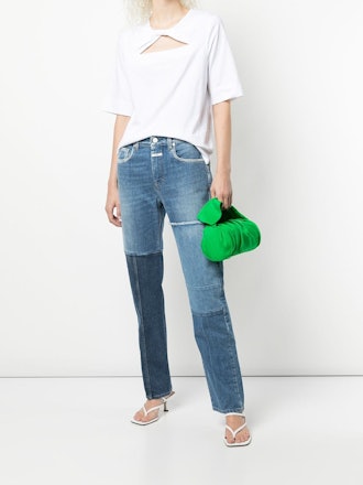 Closed Patchwork Straight-Leg Jeans