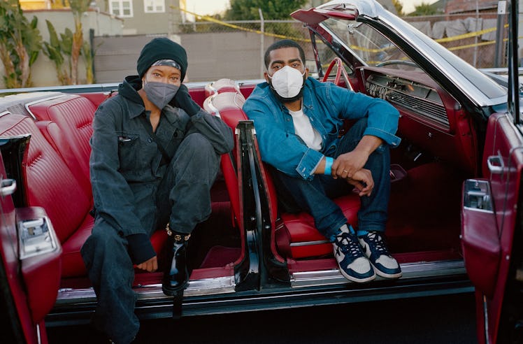Regina King and Andre D. Wagner. Photographed by Kevin Faulkner.