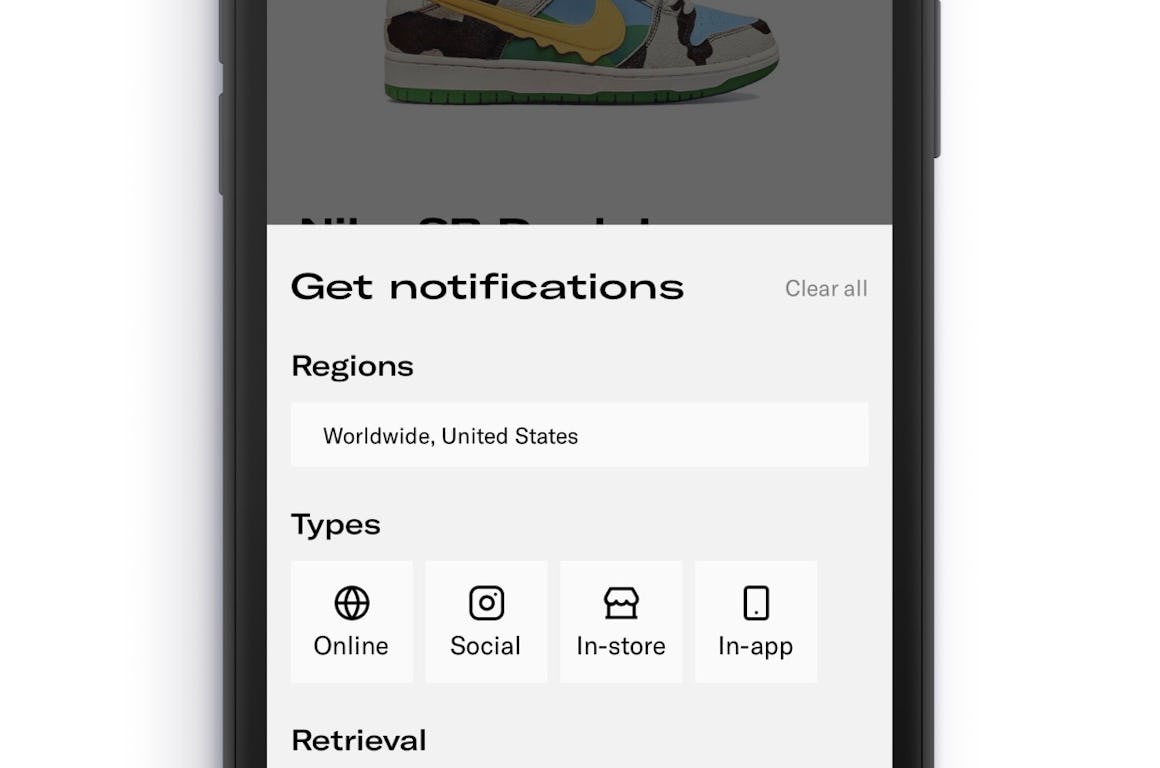 This app lets you enter all the hyped sneaker raffles happening online