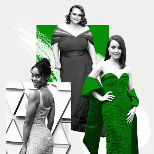Celebrities wearing Red Carpet Green Dress for Oscars