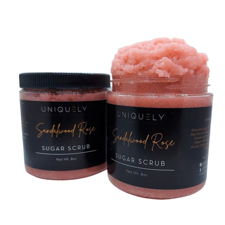 Sugar Scrub | Sandalwood Rose | Body Scrub | Exfoliating Scrub | Sugar Scrub Gift | Handmade Sugar S...