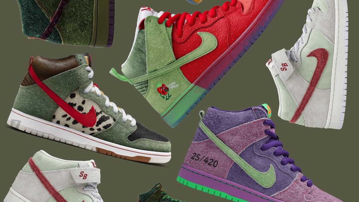 Nike sb dunk high 420 cheap