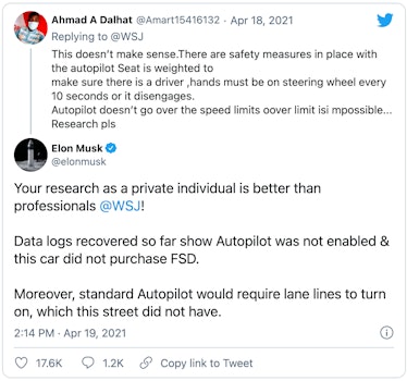 Elon Musk Tweet