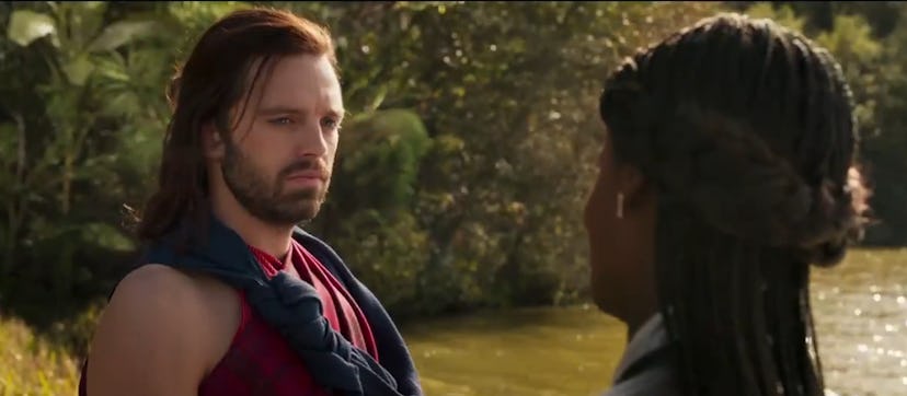 Sebastian Stan made a surprise post-credits cameo in 'Black Panther.' Screenshot via Marvel