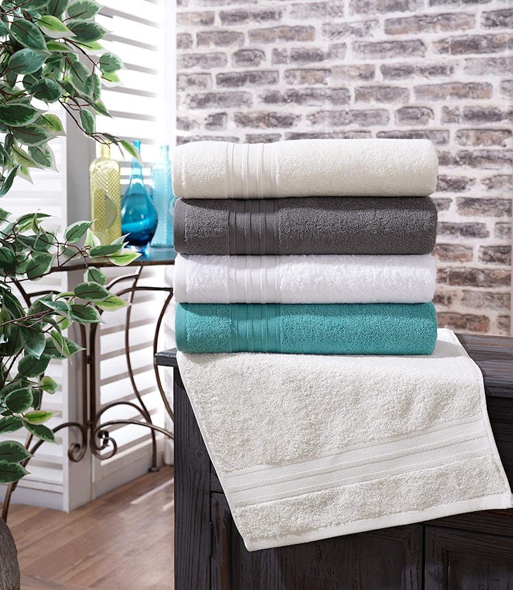 Hammam Linen 100% Cotton Towels (Set of 3)