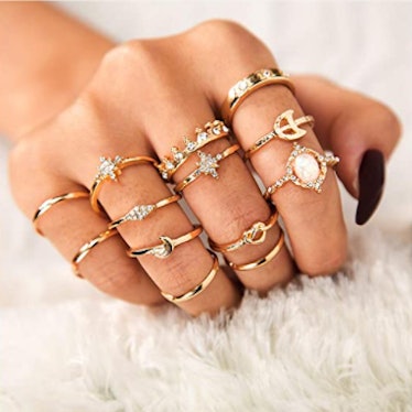 Sither Gold Ring Set (13 Pieces)
