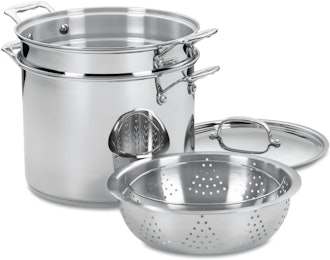 Cuisinart Chef's Classic Stainless 4-Piece Pasta/Steamer Set (12 Quarts)