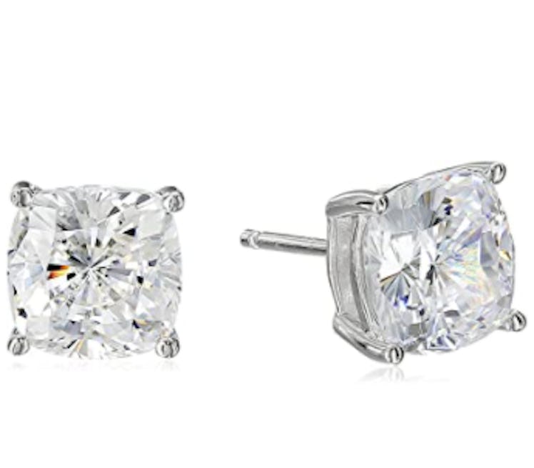 Amazon Collection Cubic Zirconia Stud Earrings