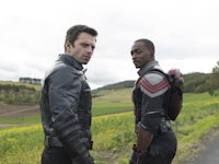 Sam Wilson and Bucky Barnes, who are Captain America's legacy in the Marvel universe