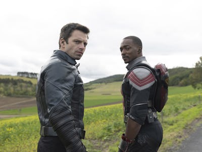 Sam Wilson and Bucky Barnes, who are Captain America's legacy in the Marvel universe