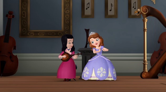 'Sofia the First' features the voices of Wayne Brady and Ariel Winter.