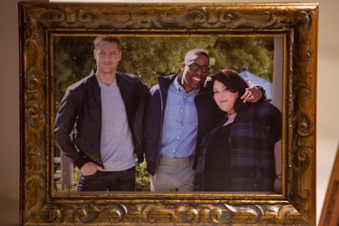 Justin Hartley, Sterling K. Brown, and Chrissy Metz as the Pearson Big Three in This Is Us