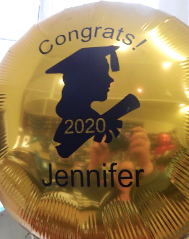 PartyStarterPicks Personalized Graduation Balloon is a great graduation car decoration