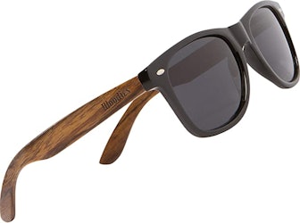 Woodies Polarized Walnut Wood Sunglasses