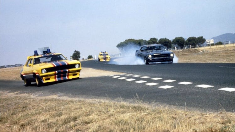 Car chase in 1979's Mad Max